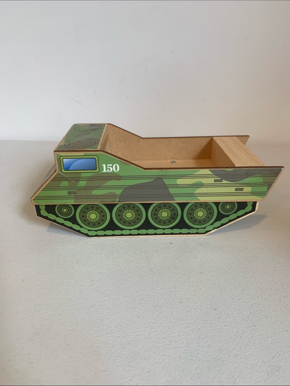 Home Depot Kids Workshop Amphibious Military Vehicle Wooden Tank Truck